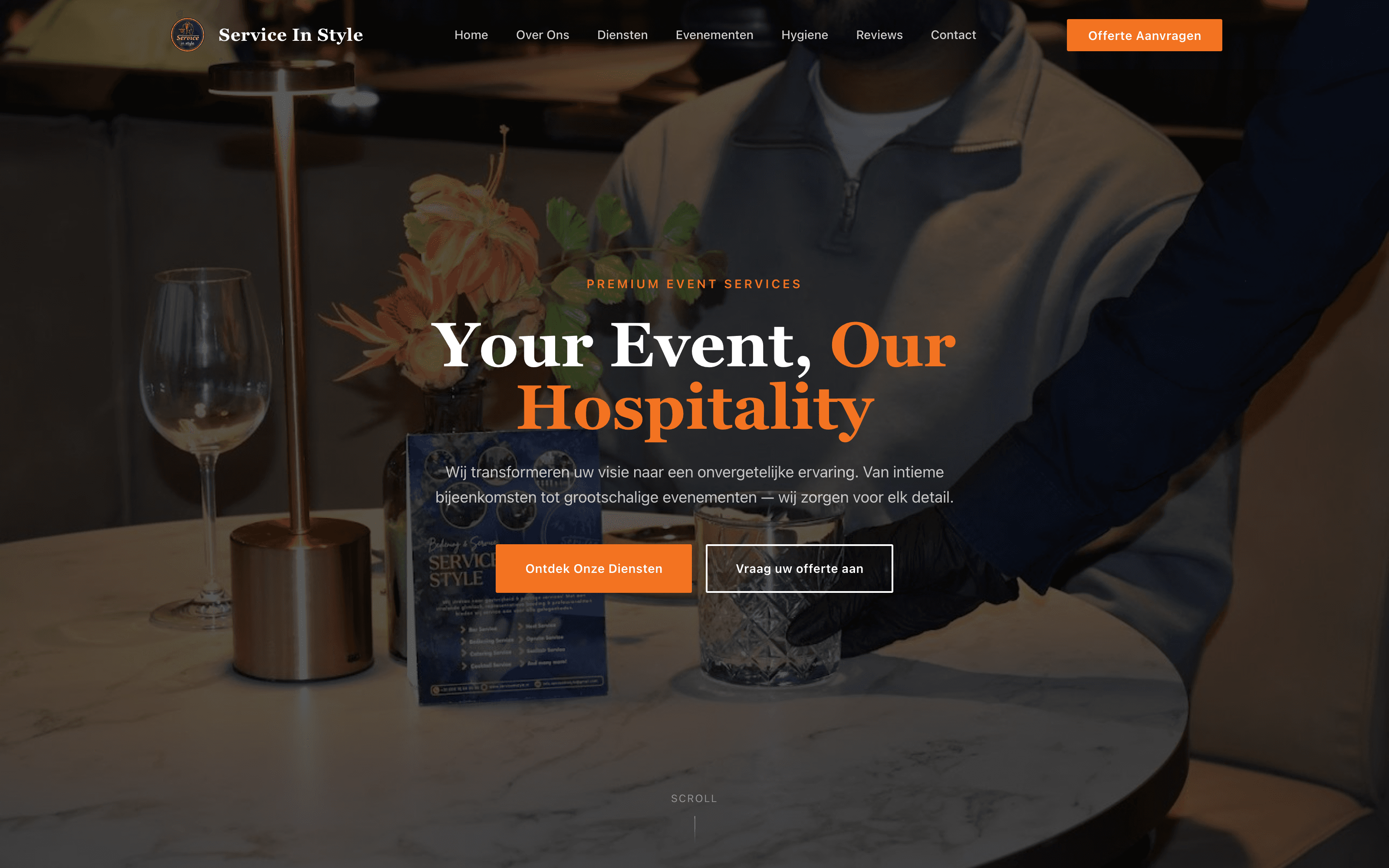 De website van Service in Style